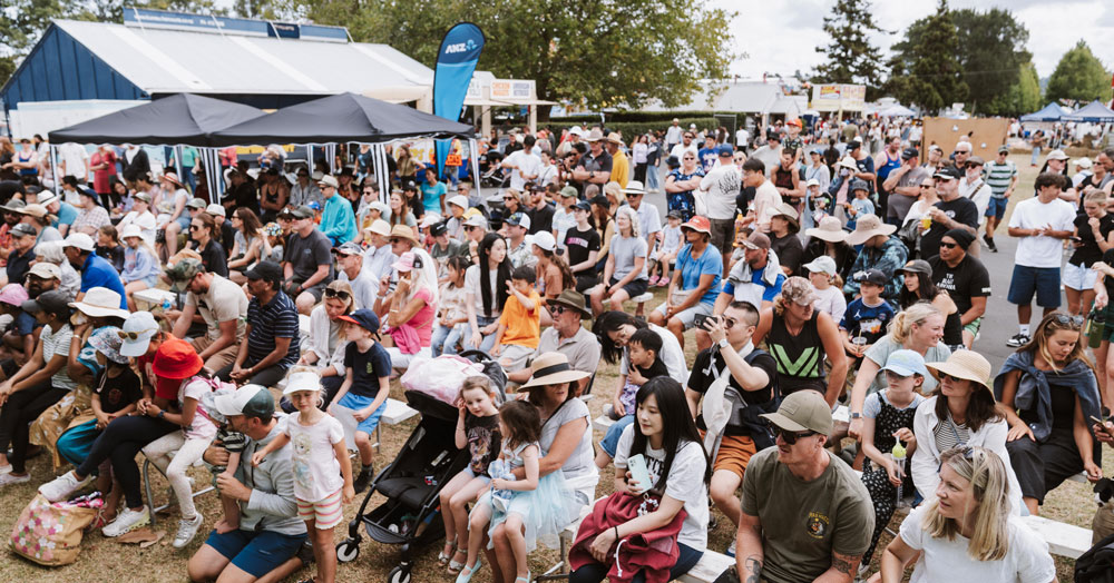 Crowds at the Kumeū Show